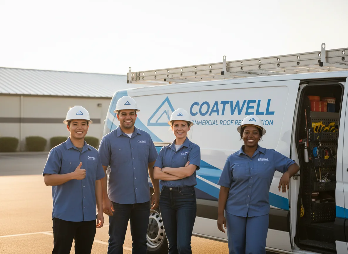 Commercial roof coating company in Thornton, CA
